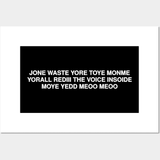 JONE WASTE Posters and Art